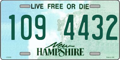 NH license plate 1094432