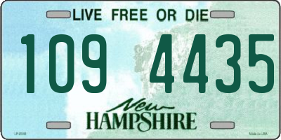 NH license plate 1094435