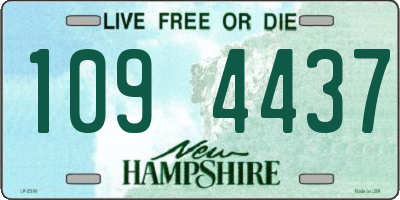 NH license plate 1094437