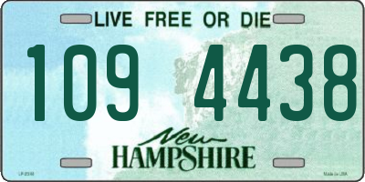 NH license plate 1094438