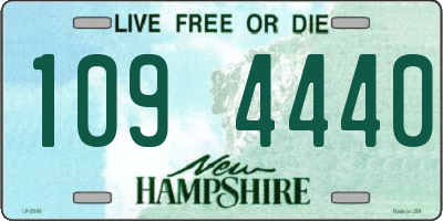 NH license plate 1094440