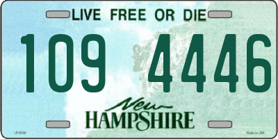 NH license plate 1094446