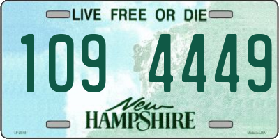 NH license plate 1094449