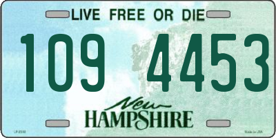 NH license plate 1094453