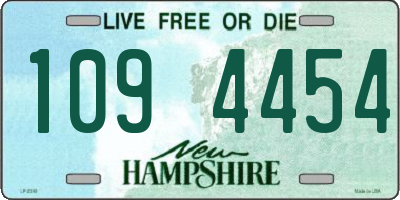 NH license plate 1094454