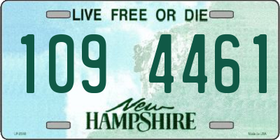 NH license plate 1094461