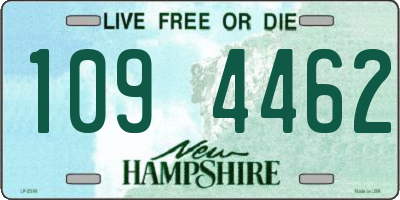 NH license plate 1094462