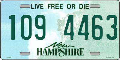 NH license plate 1094463