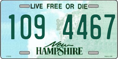 NH license plate 1094467