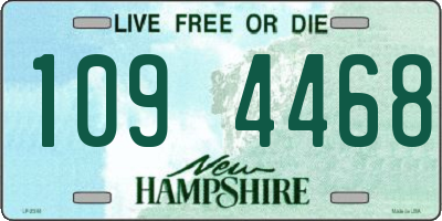 NH license plate 1094468