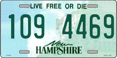 NH license plate 1094469