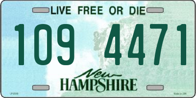 NH license plate 1094471