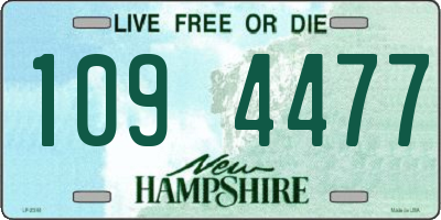 NH license plate 1094477
