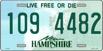 NH license plate 1094482