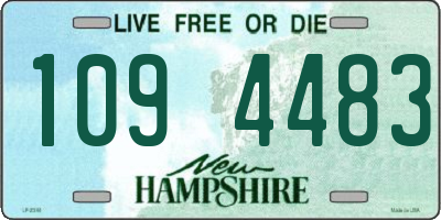 NH license plate 1094483