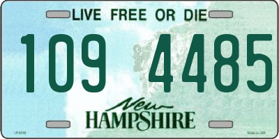 NH license plate 1094485