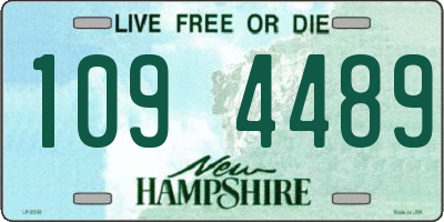 NH license plate 1094489