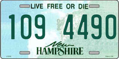 NH license plate 1094490