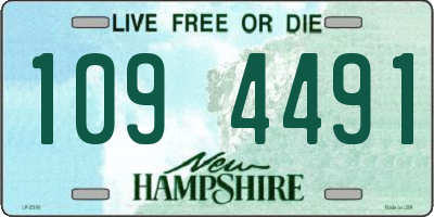 NH license plate 1094491