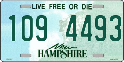 NH license plate 1094493