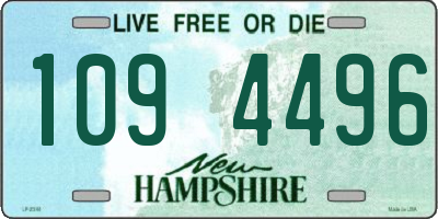 NH license plate 1094496