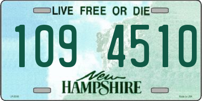NH license plate 1094510