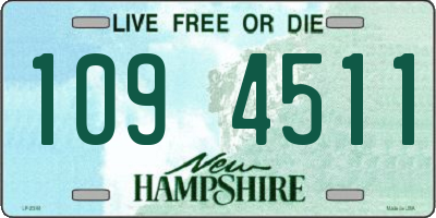 NH license plate 1094511