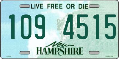 NH license plate 1094515