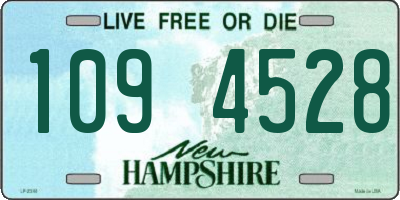 NH license plate 1094528