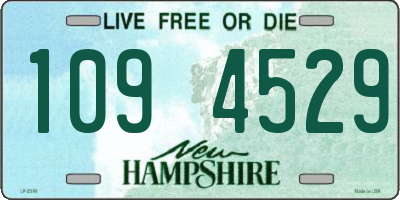 NH license plate 1094529