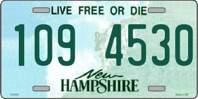 NH license plate 1094530