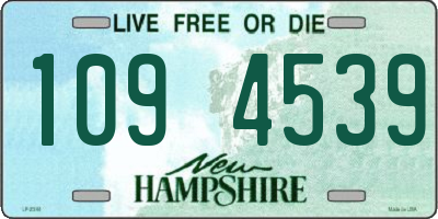 NH license plate 1094539