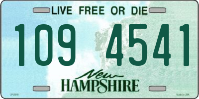 NH license plate 1094541