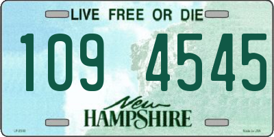 NH license plate 1094545