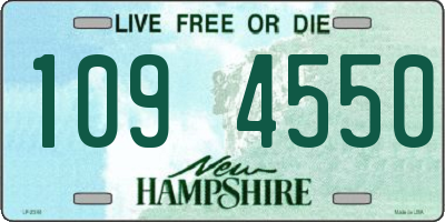 NH license plate 1094550