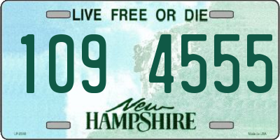 NH license plate 1094555