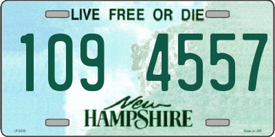NH license plate 1094557