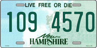 NH license plate 1094570
