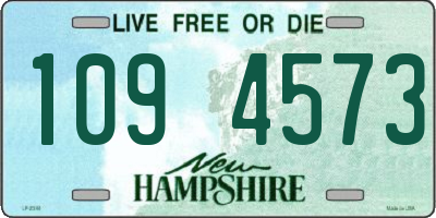 NH license plate 1094573