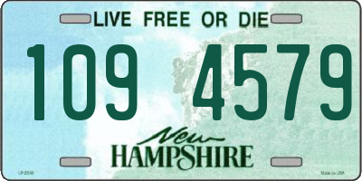 NH license plate 1094579