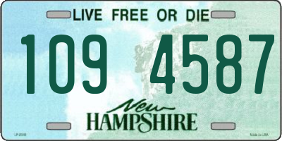 NH license plate 1094587