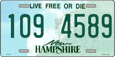 NH license plate 1094589