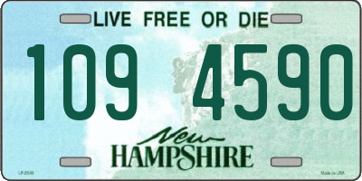 NH license plate 1094590