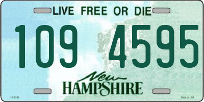 NH license plate 1094595
