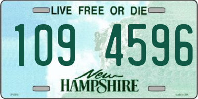 NH license plate 1094596
