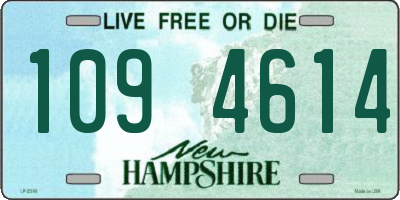 NH license plate 1094614