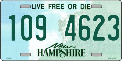 NH license plate 1094623