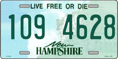 NH license plate 1094628