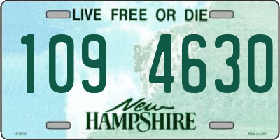 NH license plate 1094630