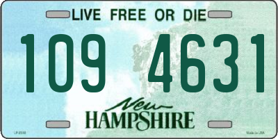 NH license plate 1094631